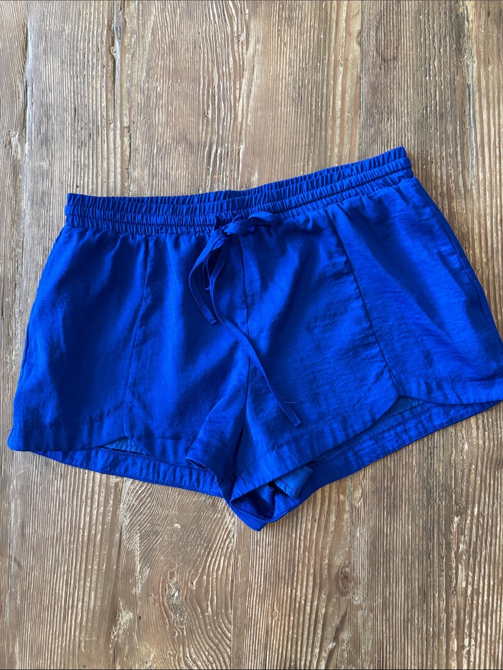 Forever 21 Royal Blue Drawstring Sleep Lounge Shorts